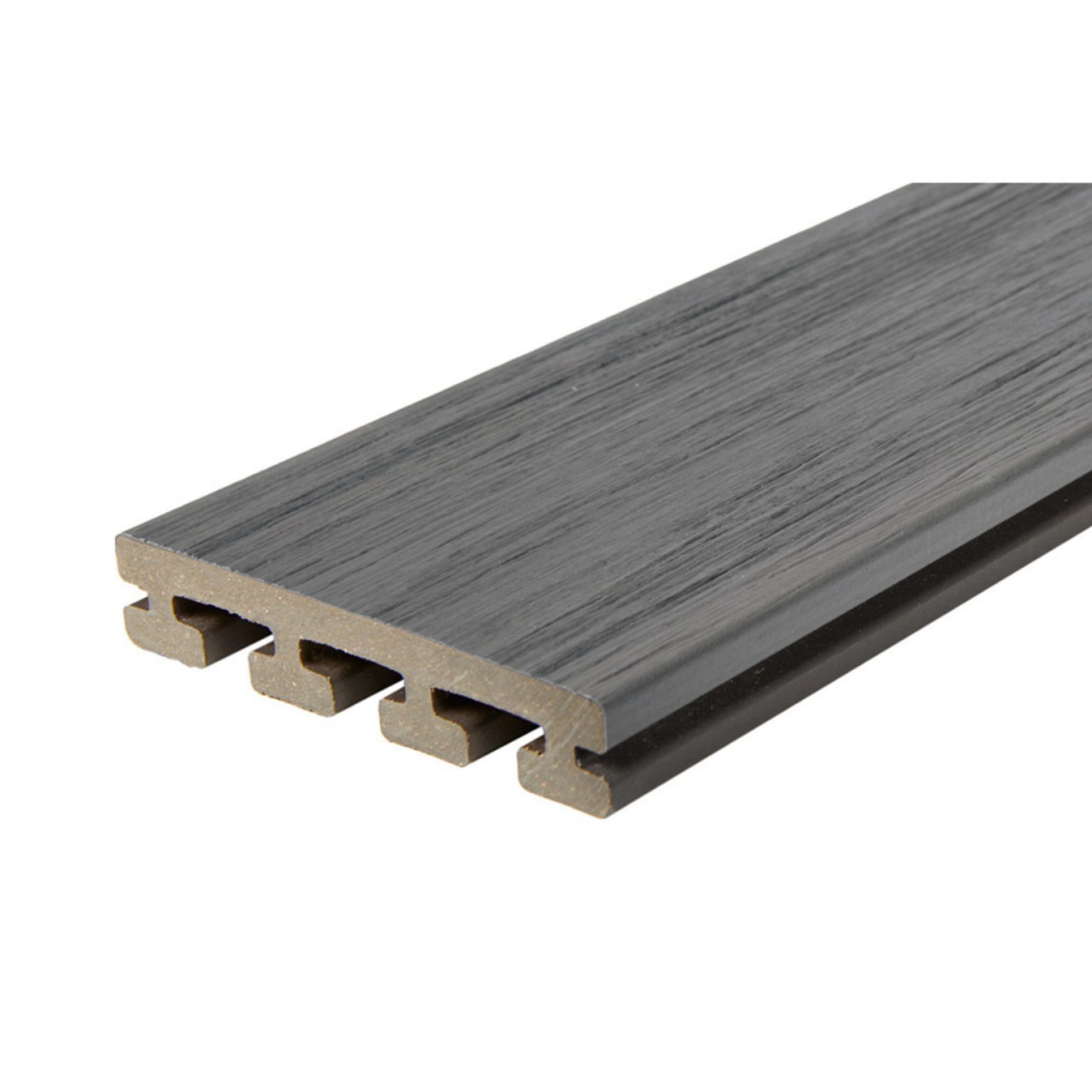 EvaLast Decking IS 135x25 Concrete Grey 5 4m Grooved Board Softwoods